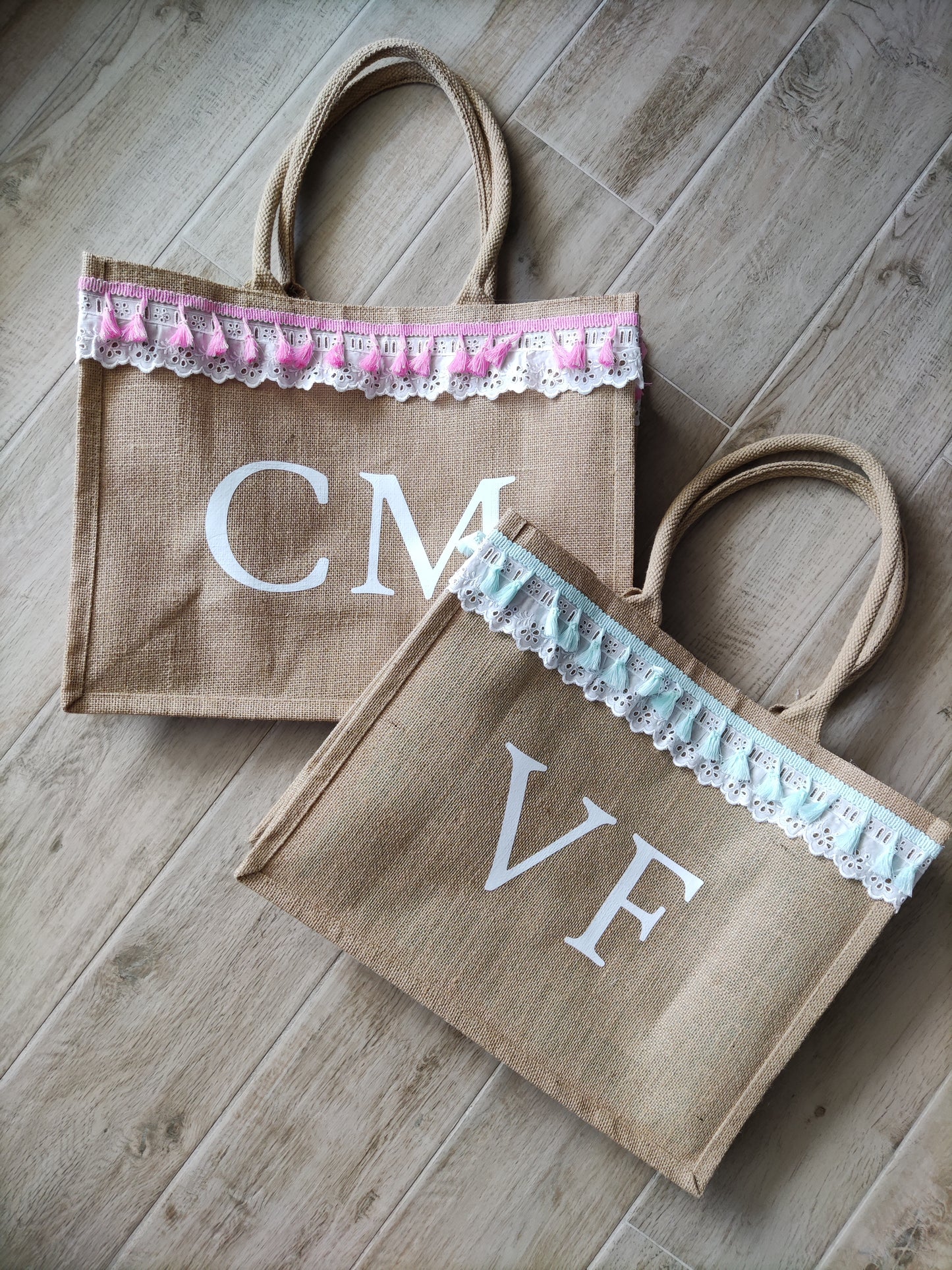 Borsa Juta misura media PERSONALIZZABILE