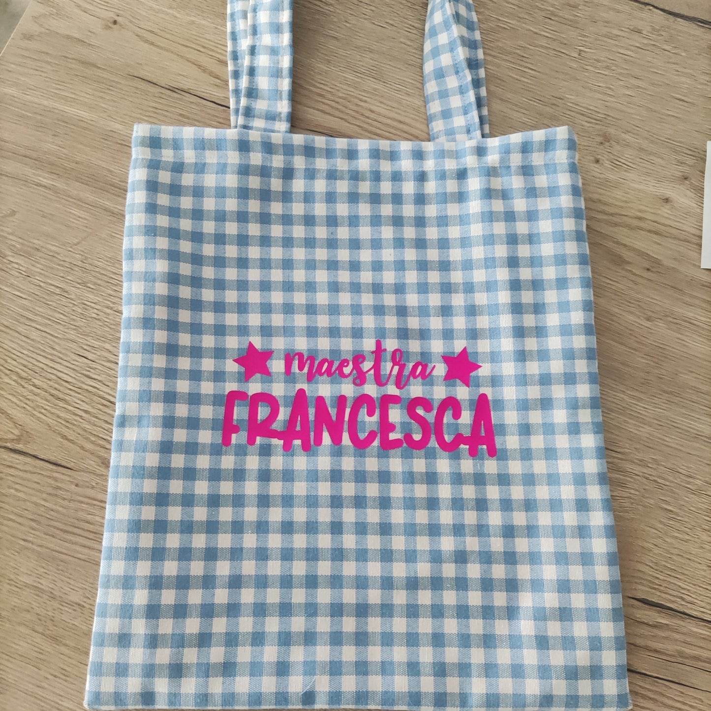 Shopper con scritta personalizzata