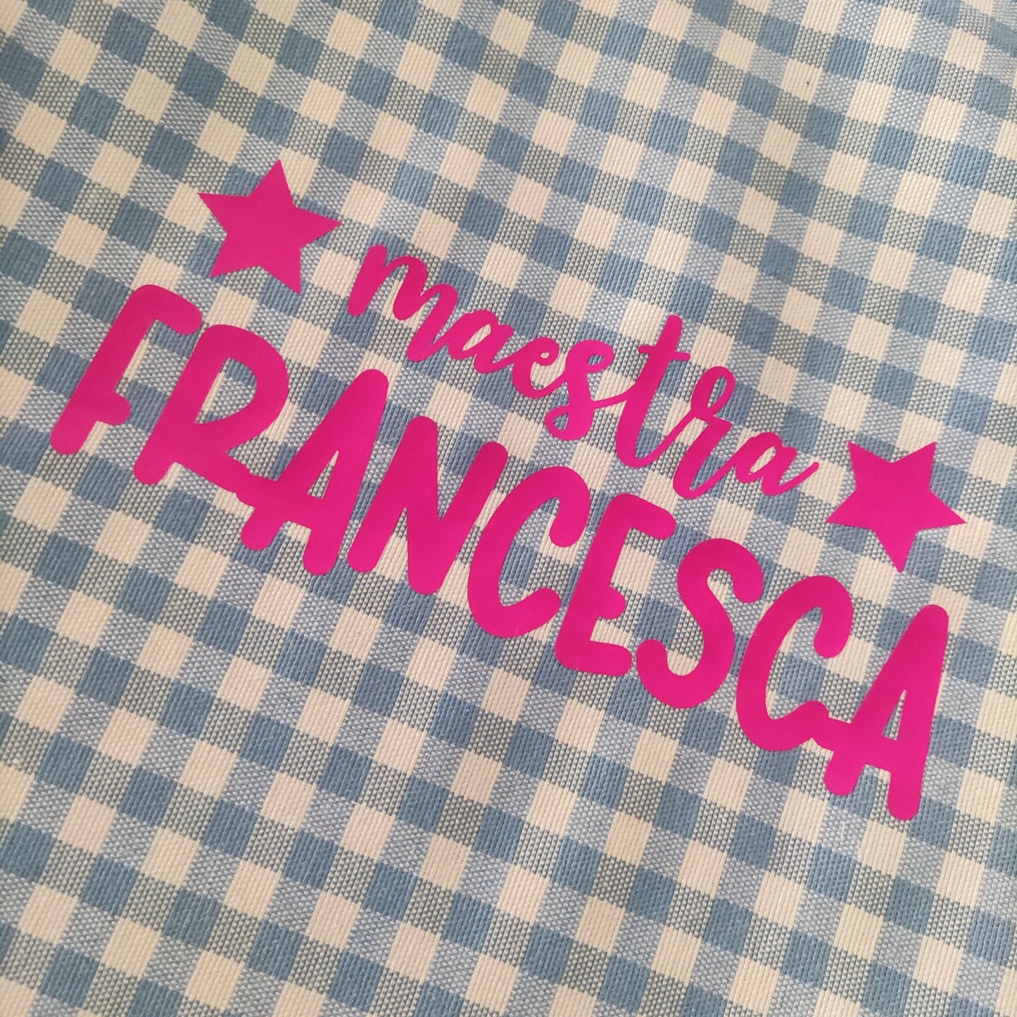 Shopper con scritta personalizzata