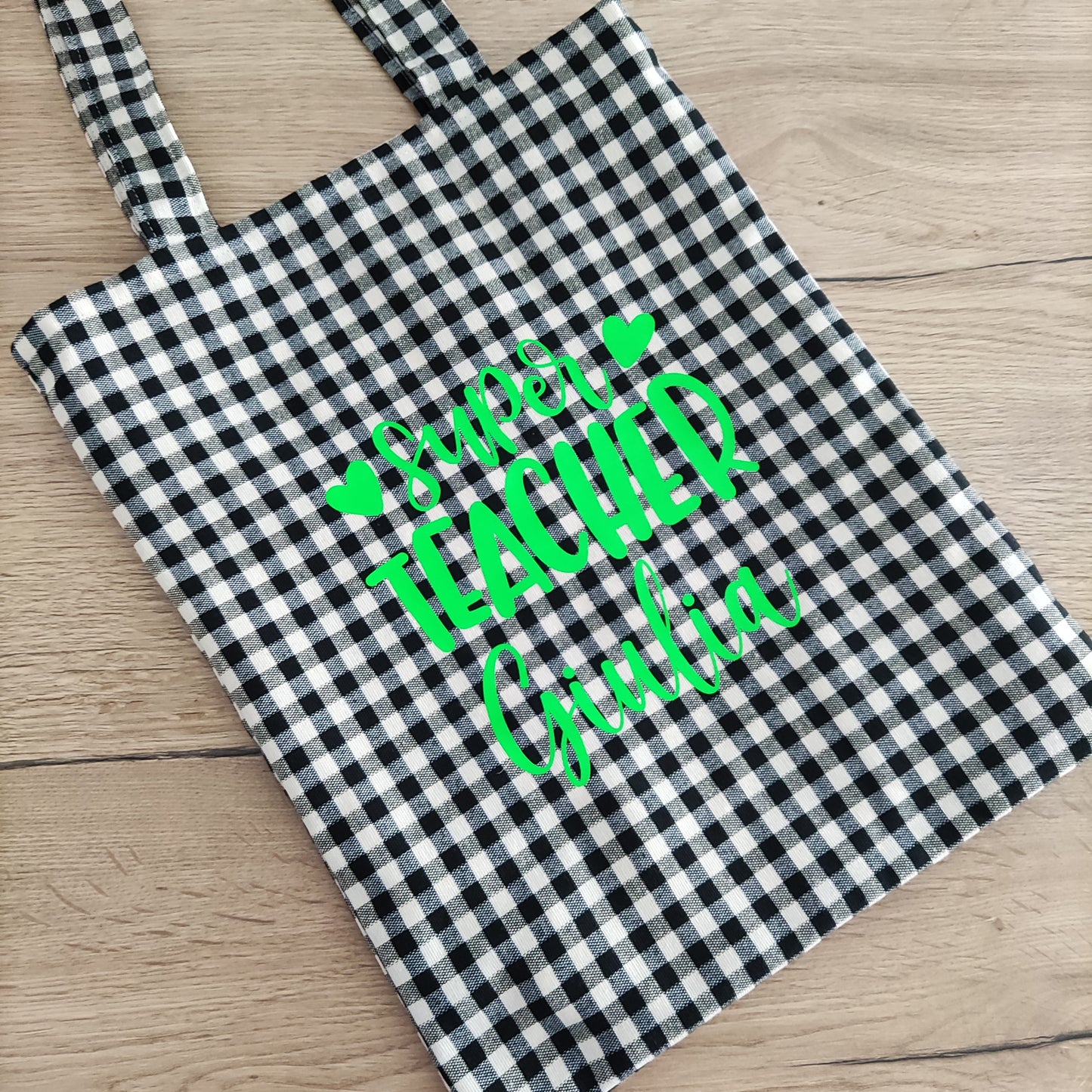 Shopper con scritta personalizzata