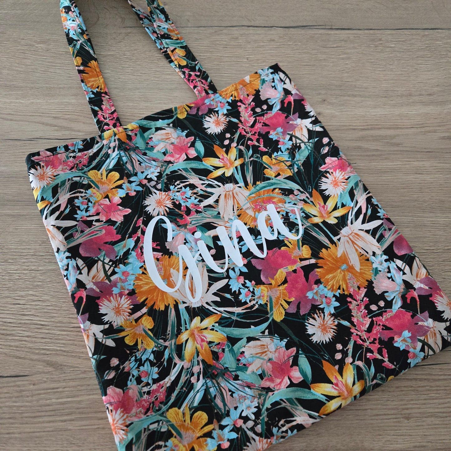 Borsa shopper con nome varie fantasie