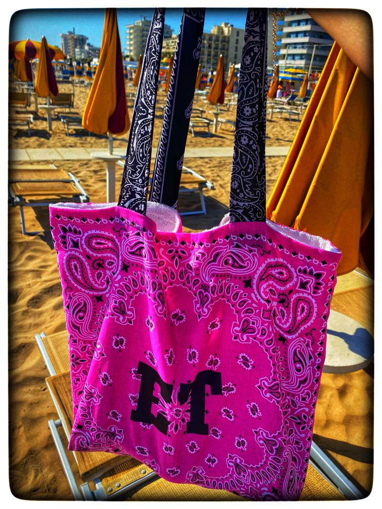 Borsa bandana con iniziali