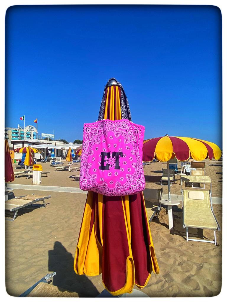 Borsa bandana con iniziali