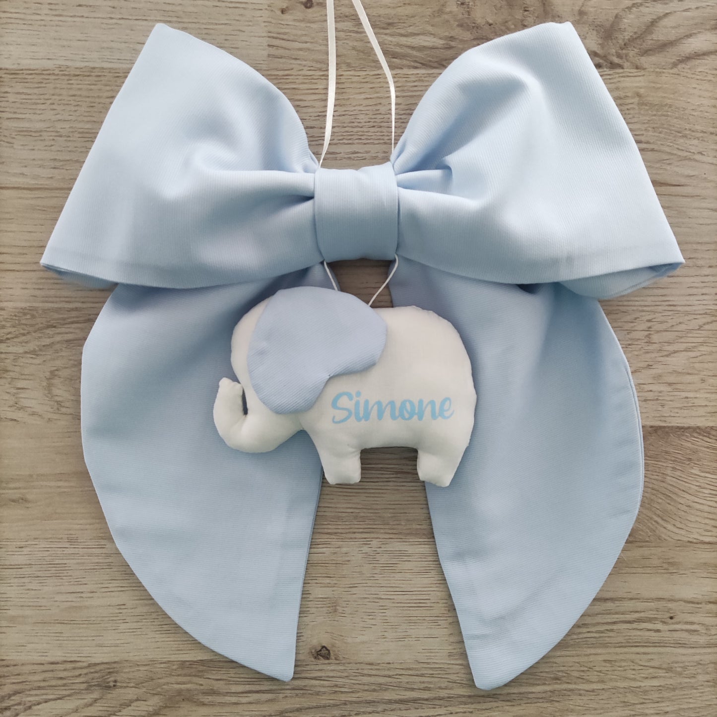 Fiocco nascita essential AZZURRO