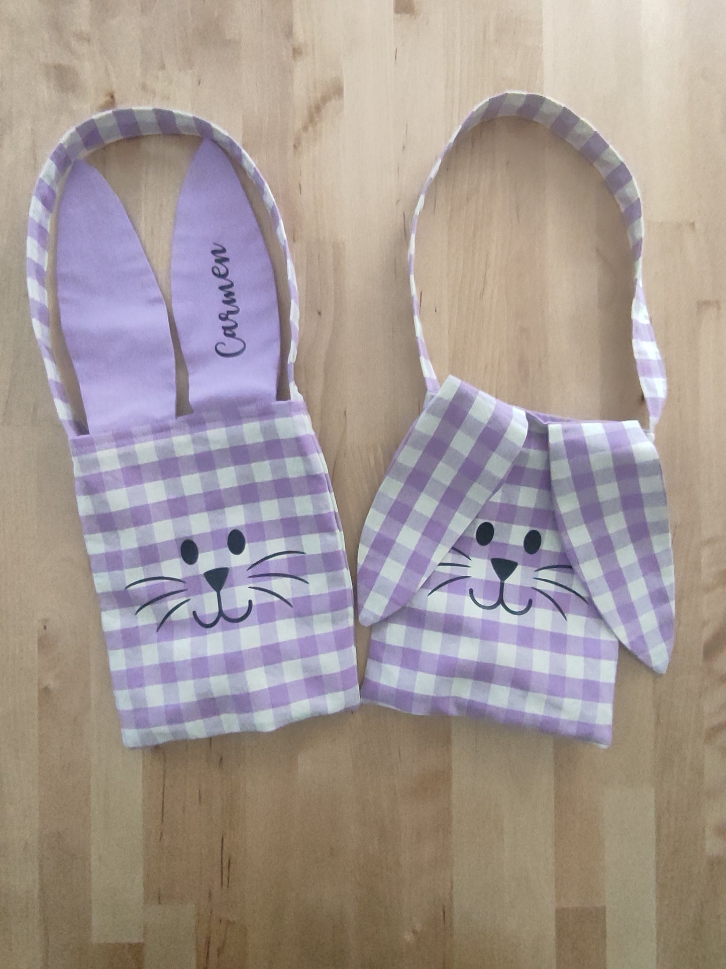 Borsette coniglio con pon pon