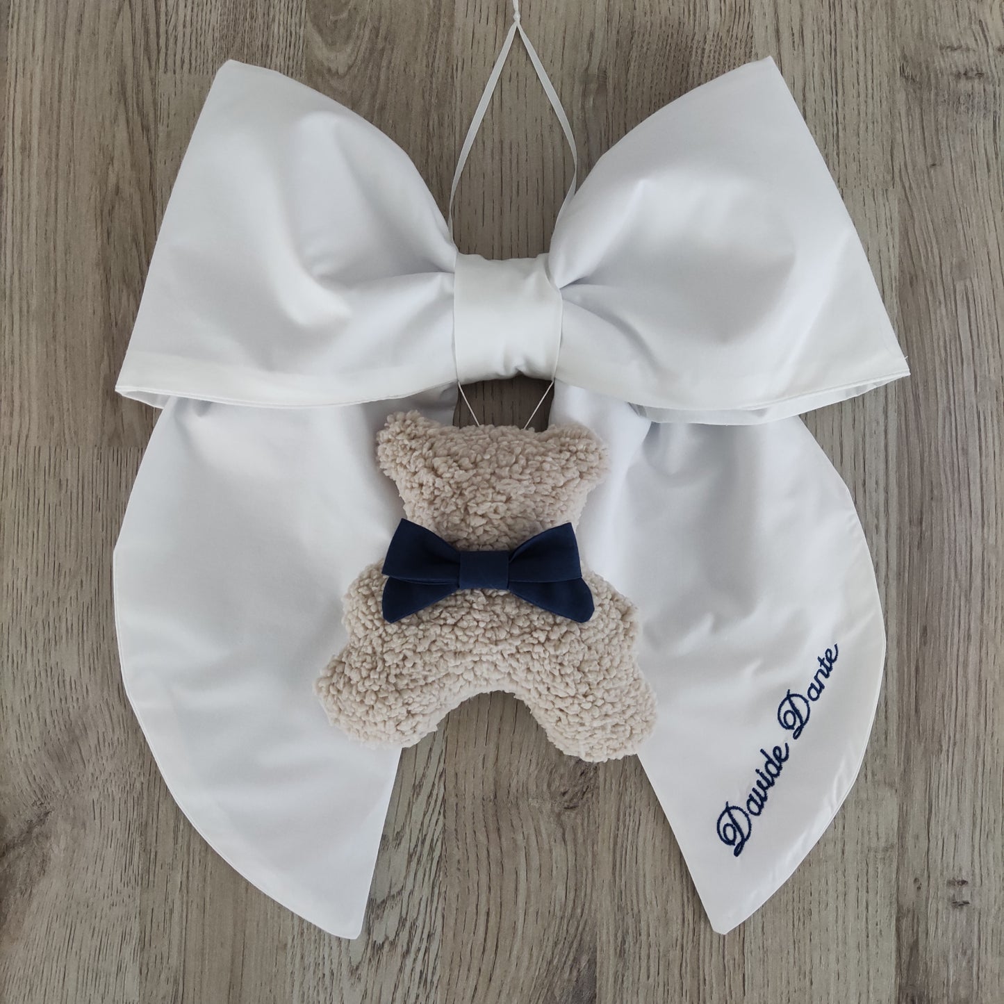 Fiocco nascita Essential con orsetto Teddy - Clinica