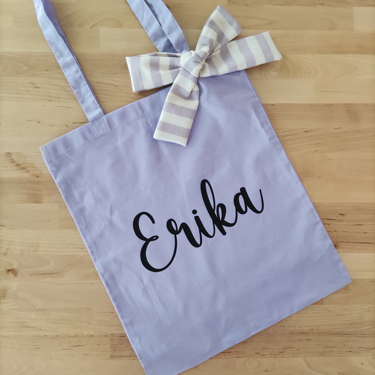 Shopper con nome e fiocco