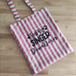 Shopper con scritta personalizzata