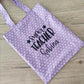 Shopper fantasia stelline con scritta personalizzata