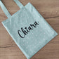 Shopper fantasia stelline con scritta personalizzata