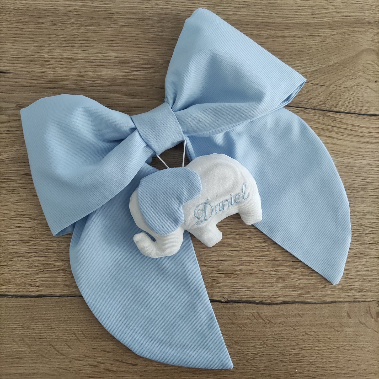 Fiocco nascita essential AZZURRO