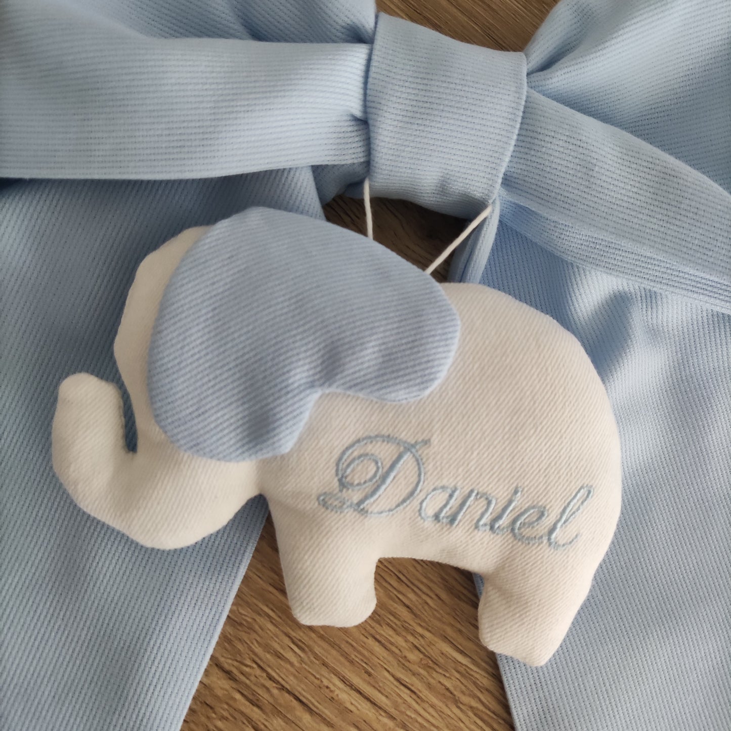 Fiocco nascita essential AZZURRO