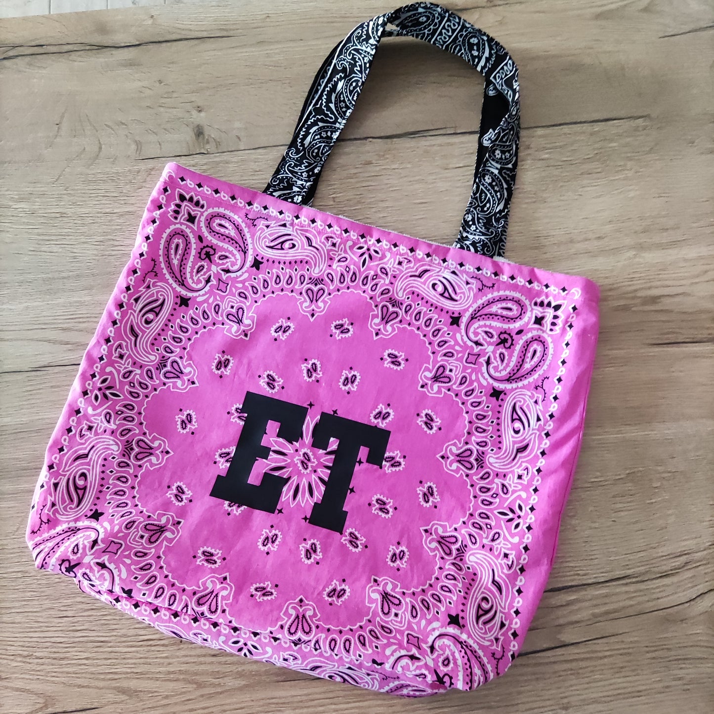 Borsa bandana con iniziali