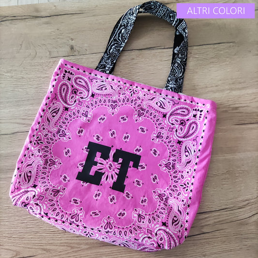 Borsa bandana con iniziali