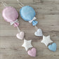 Palloncino nascita con pendagli