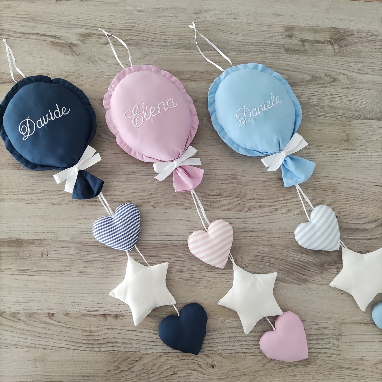 Palloncino nascita con pendagli