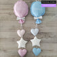Palloncino nascita con pendagli