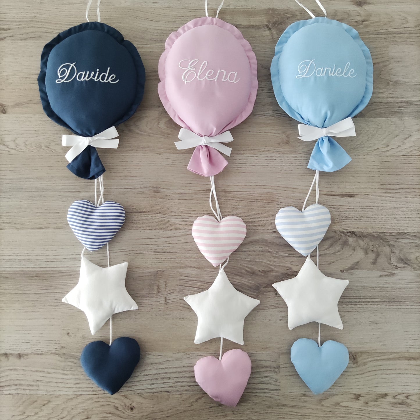 Palloncino nascita con pendagli