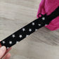 Pochette in spugna con iniziali ricamate