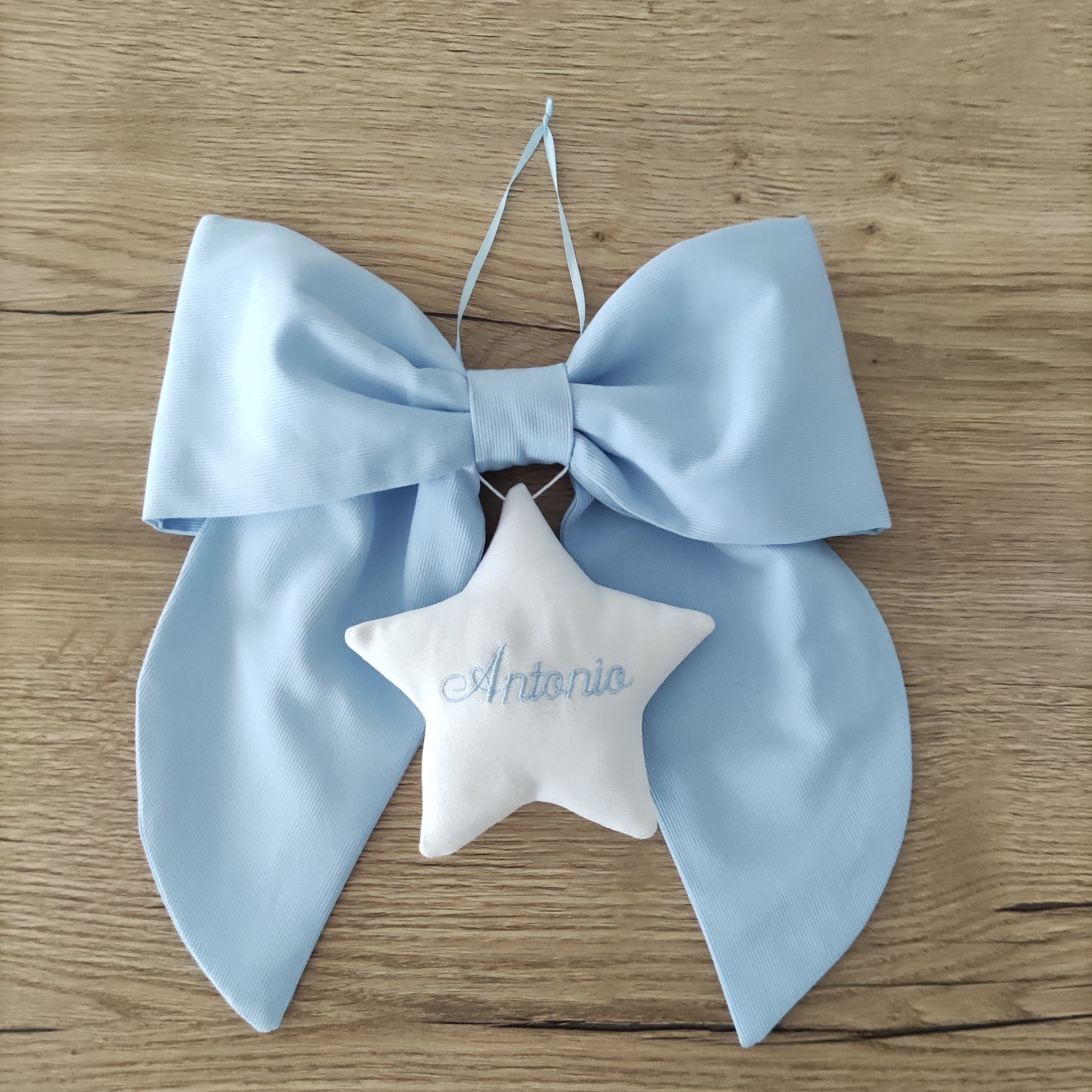 Fiocco nascita essential AZZURRO