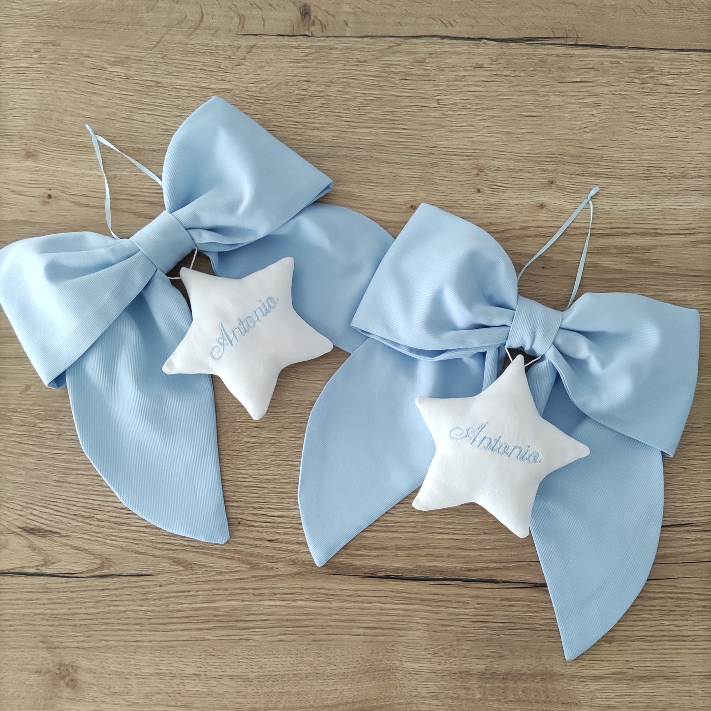 Fiocco nascita essential AZZURRO