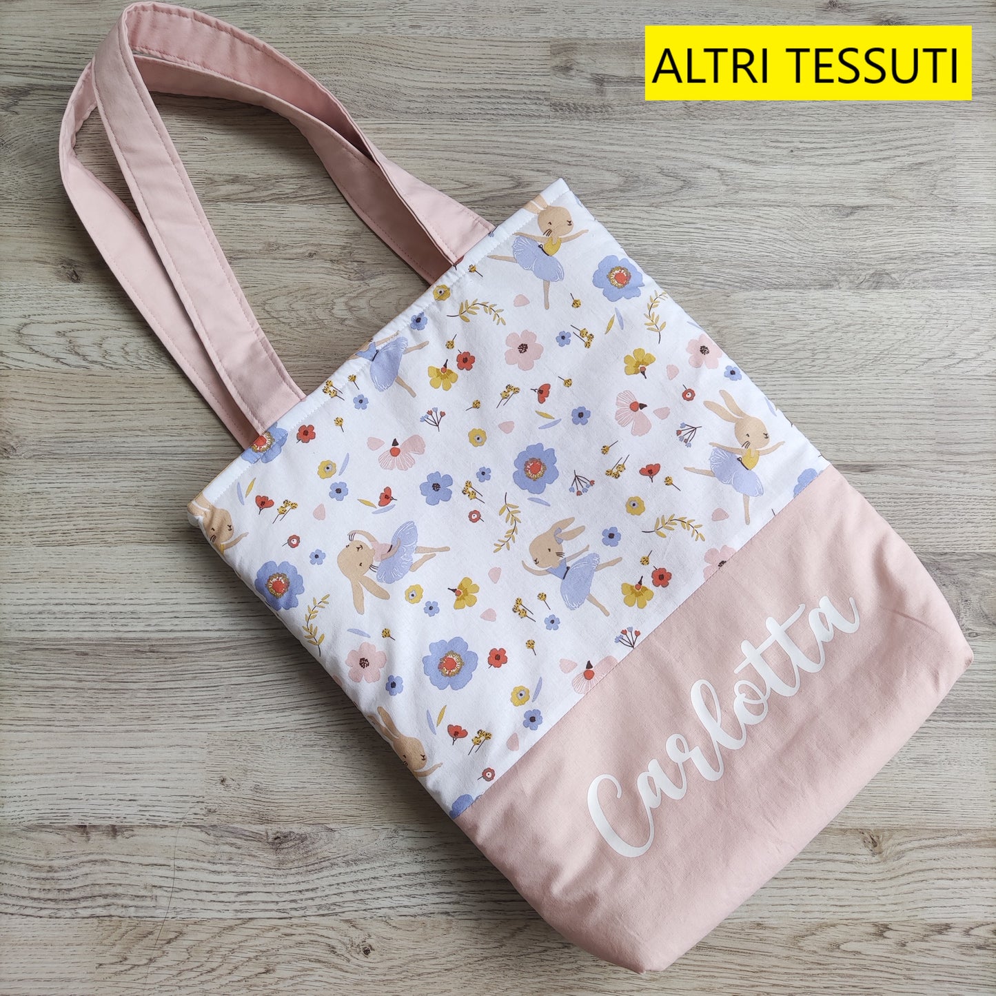 Borsa morbida imbottita fantasie bimbi