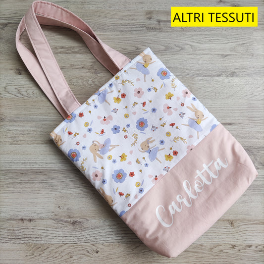 Borsa morbida imbottita fantasie bimbi