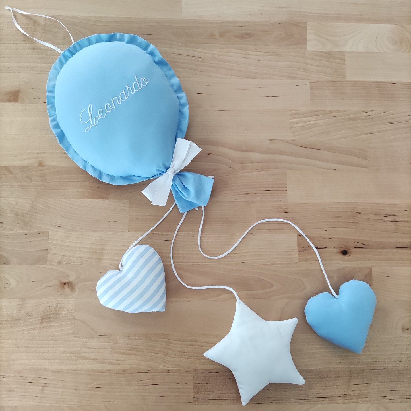 Palloncino nascita con pendagli