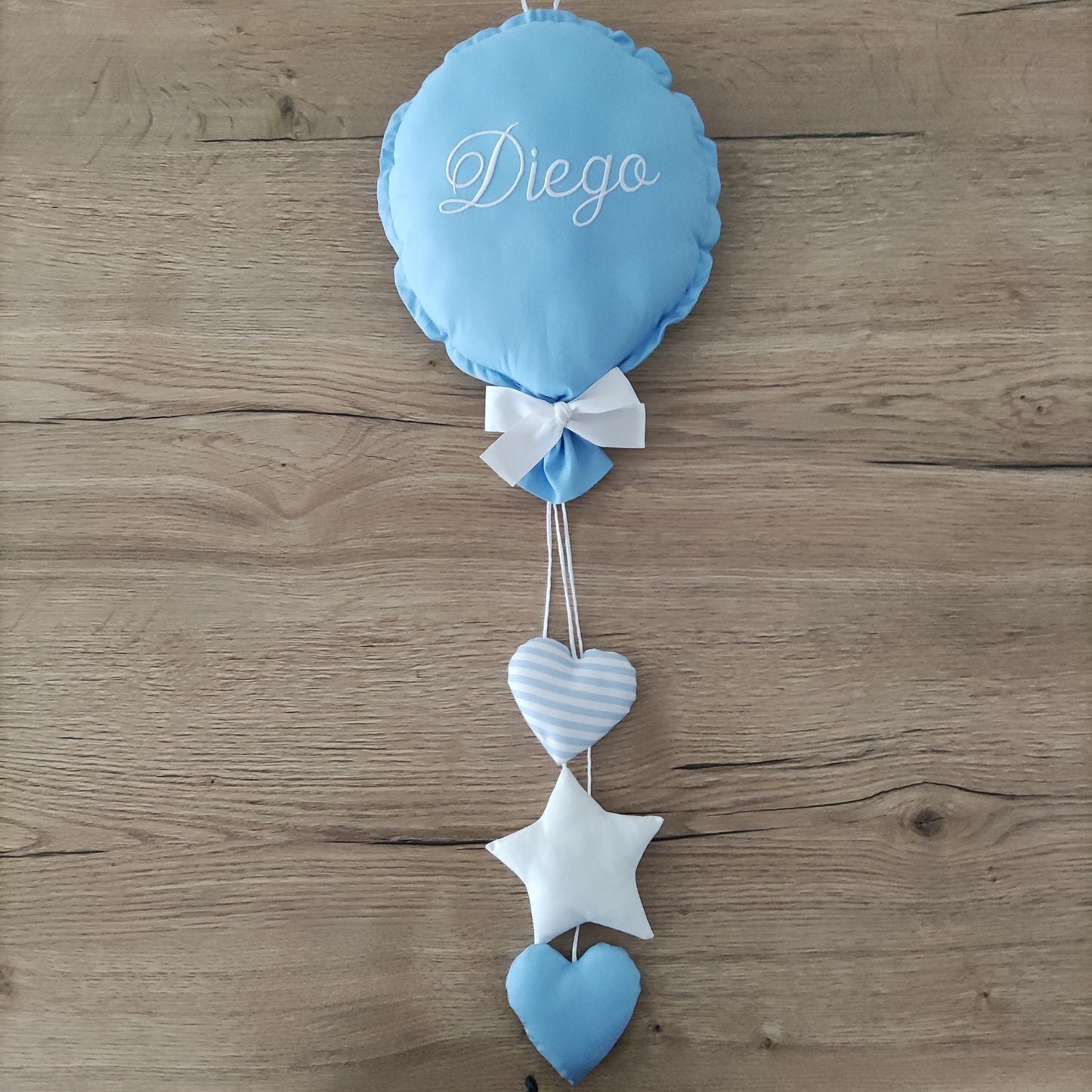 Palloncino nascita con pendagli MISURA GRANDE