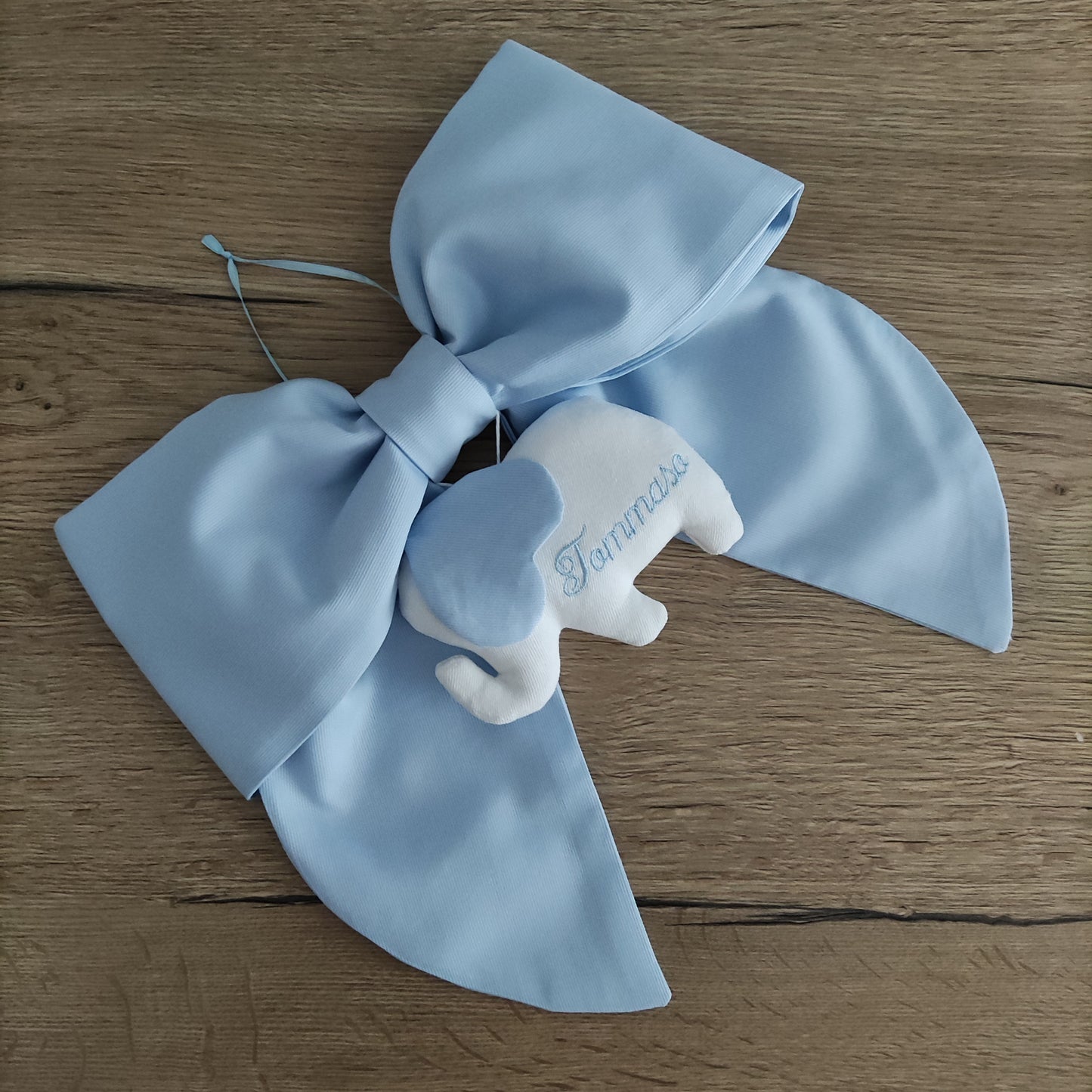 Fiocco nascita essential AZZURRO