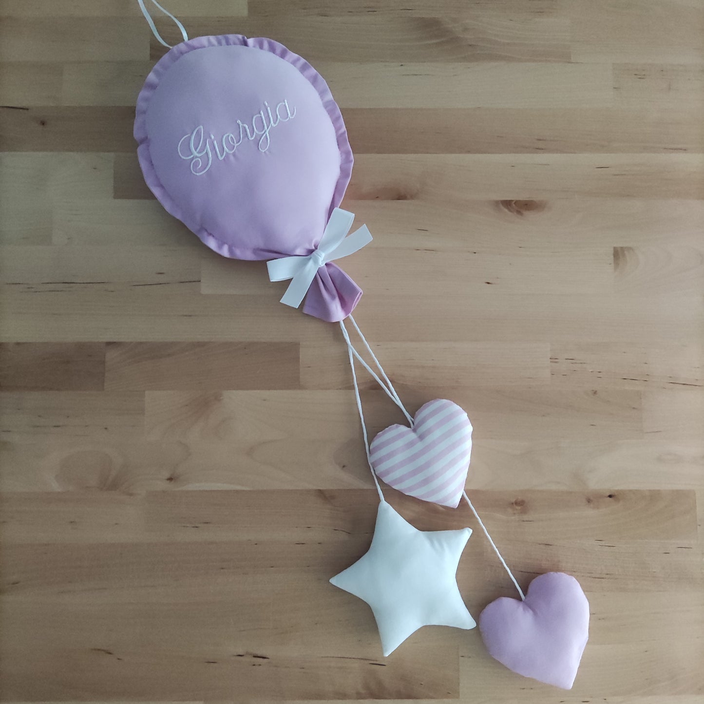 Palloncino nascita con pendagli