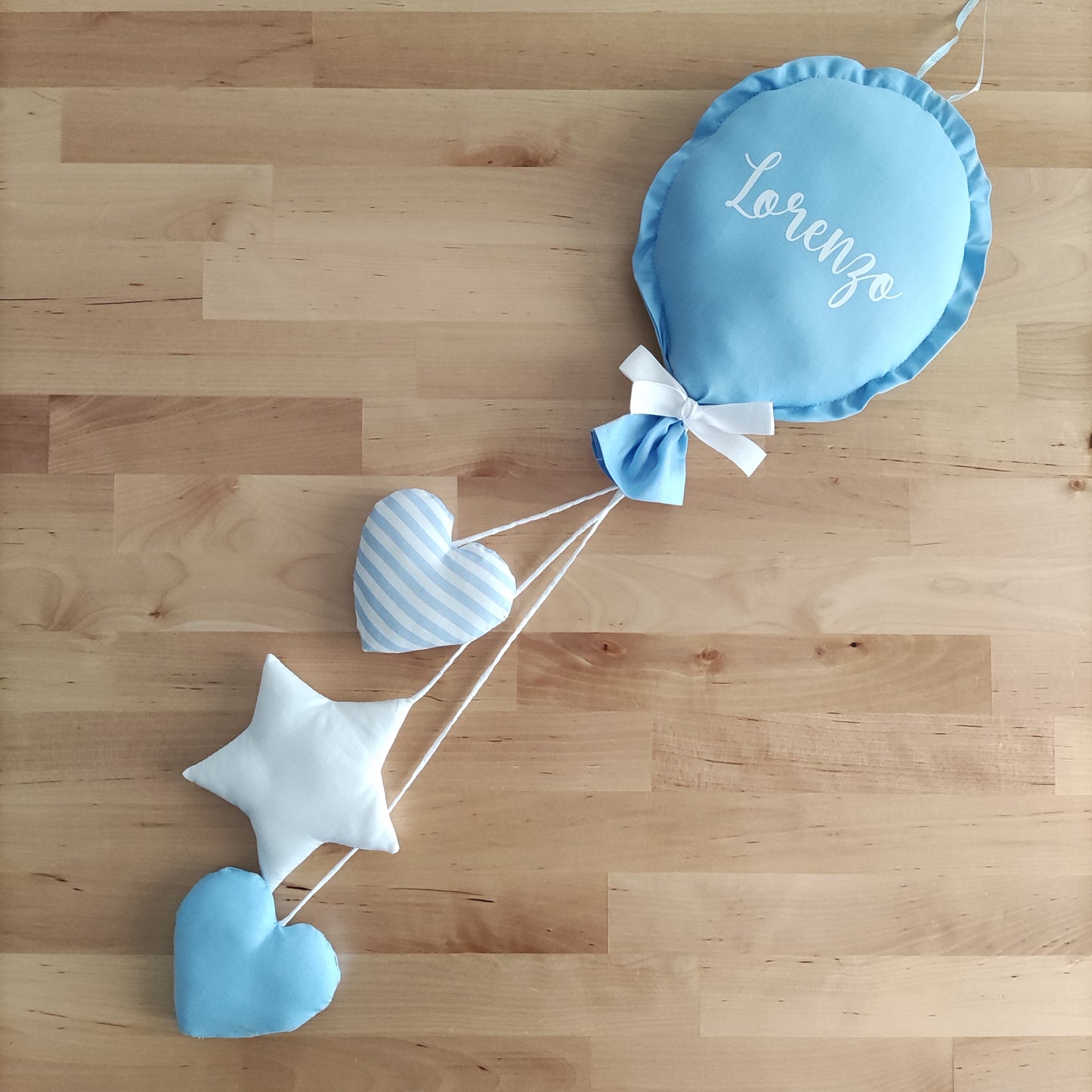 Palloncino nascita con pendagli