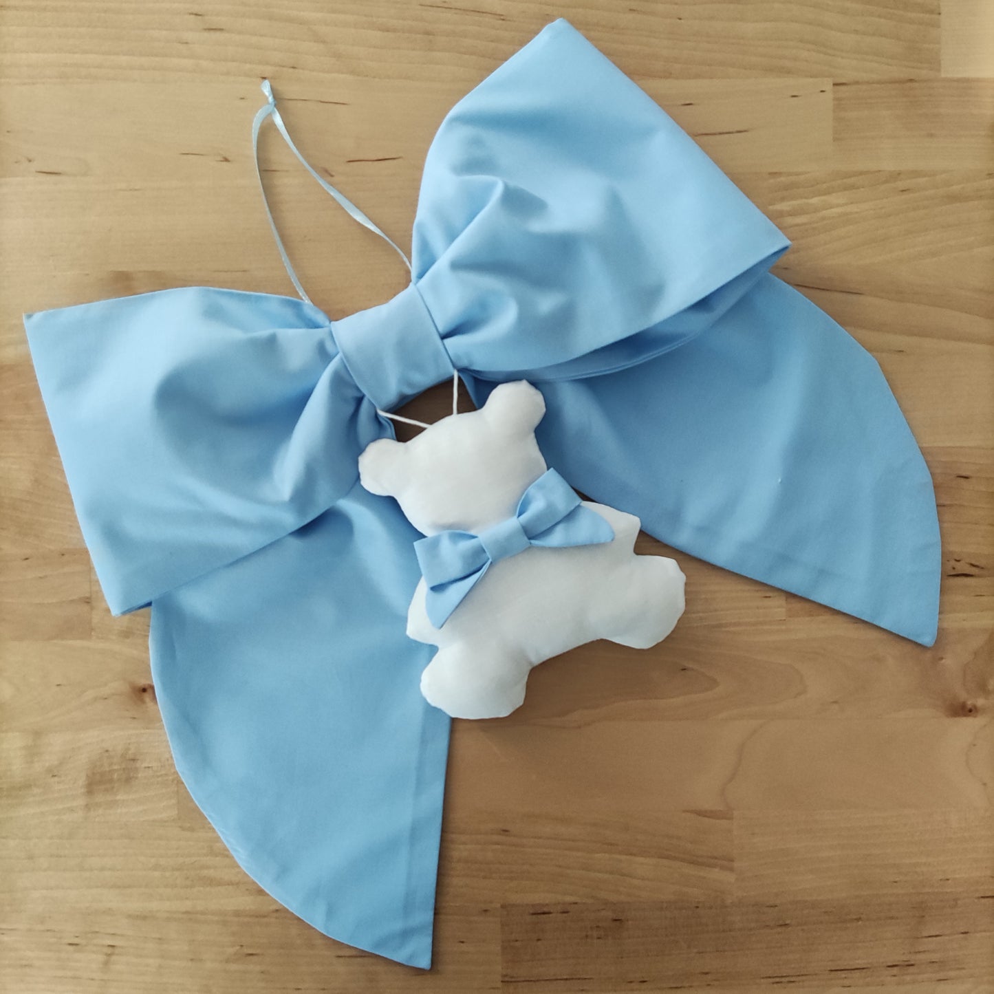 Fiocco nascita essential AZZURRO