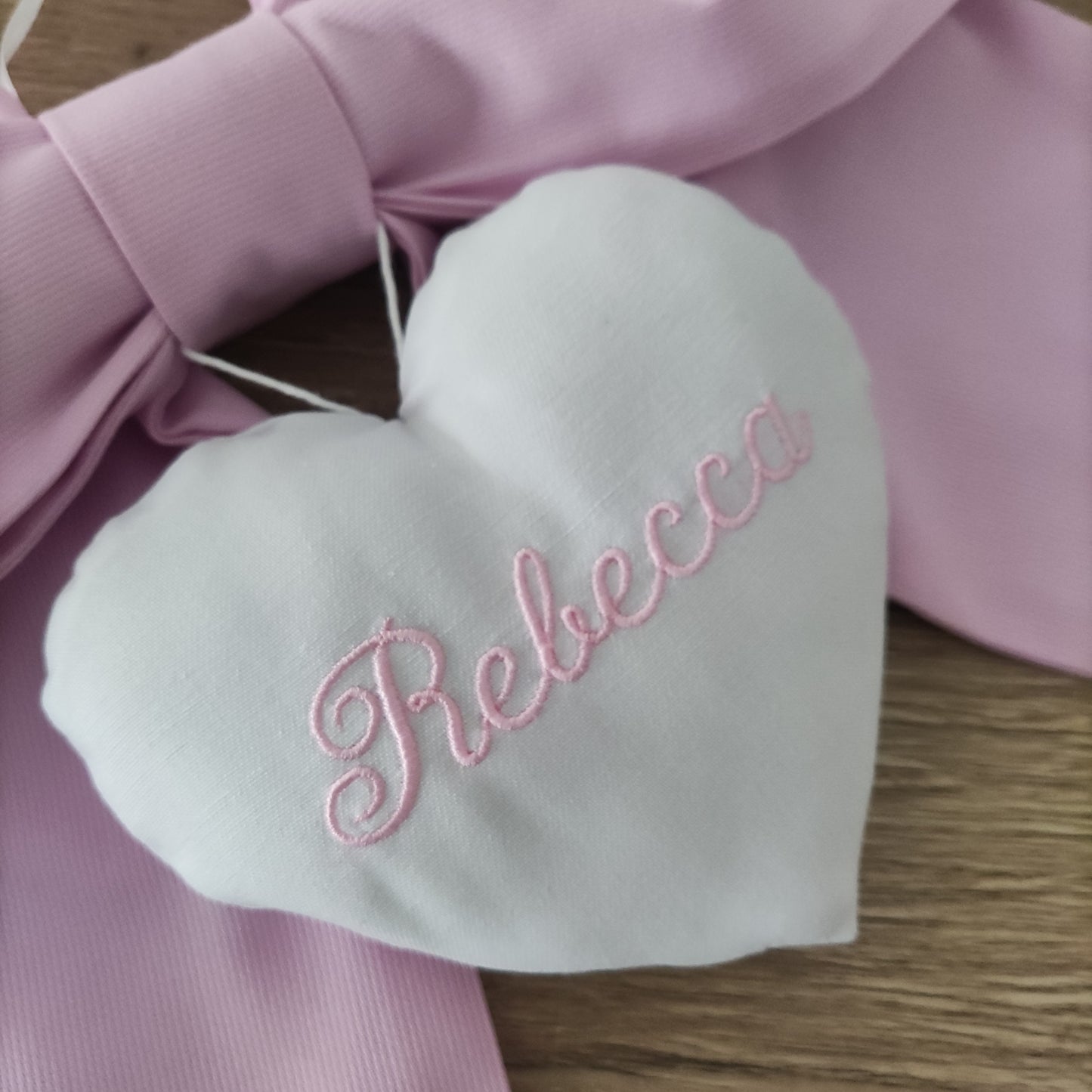 Fiocco nascita essential ROSA CONFETTO