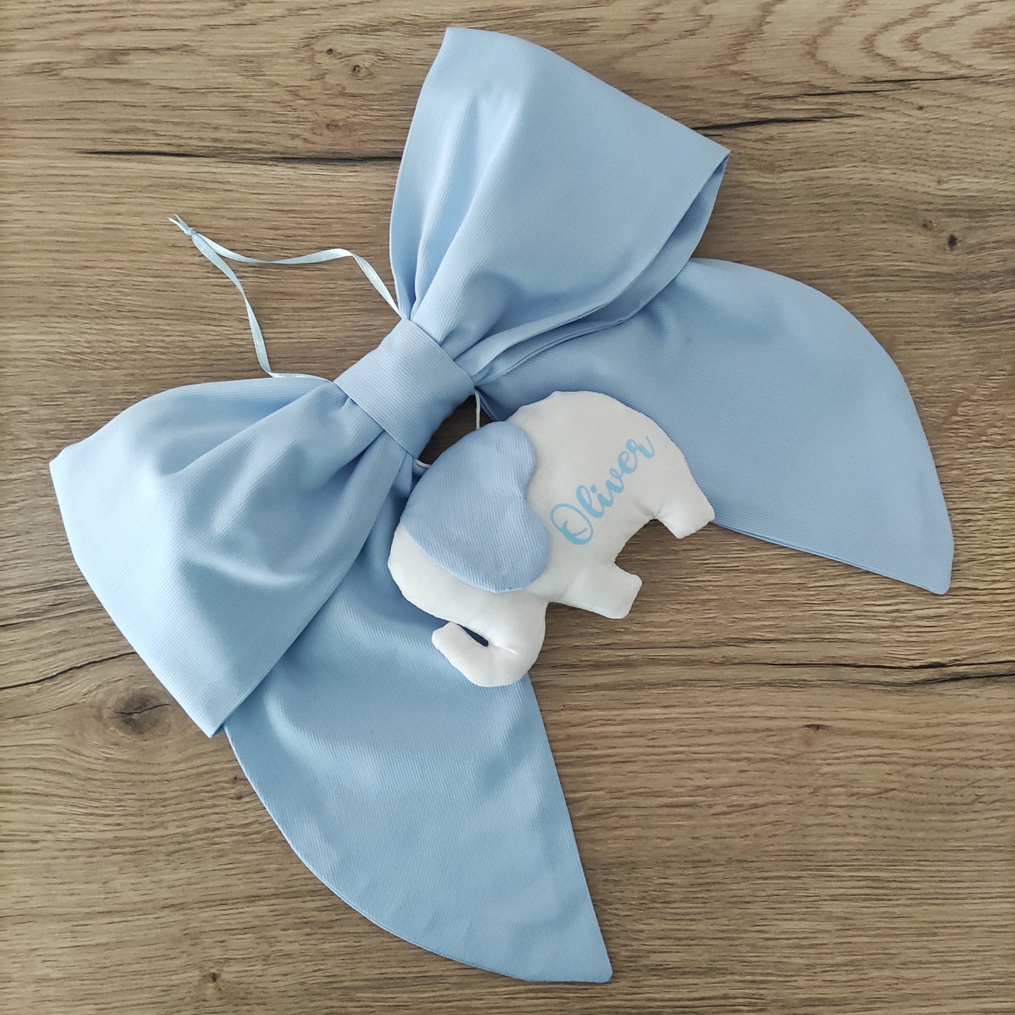 Fiocco nascita essential AZZURRO