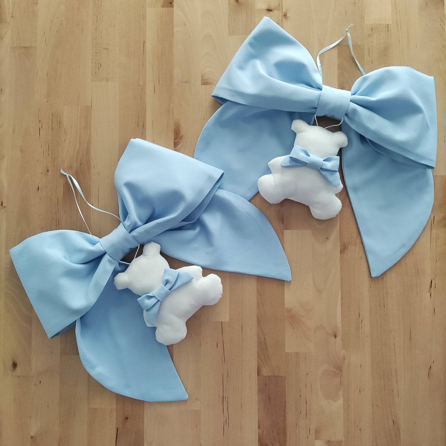 Fiocco nascita essential AZZURRO