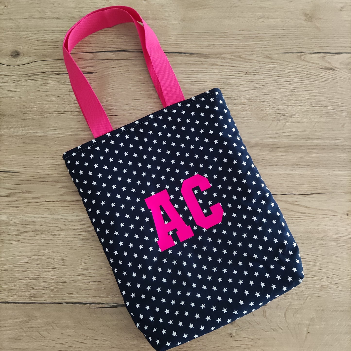 Borsa morbida imbottita fantasia stelle