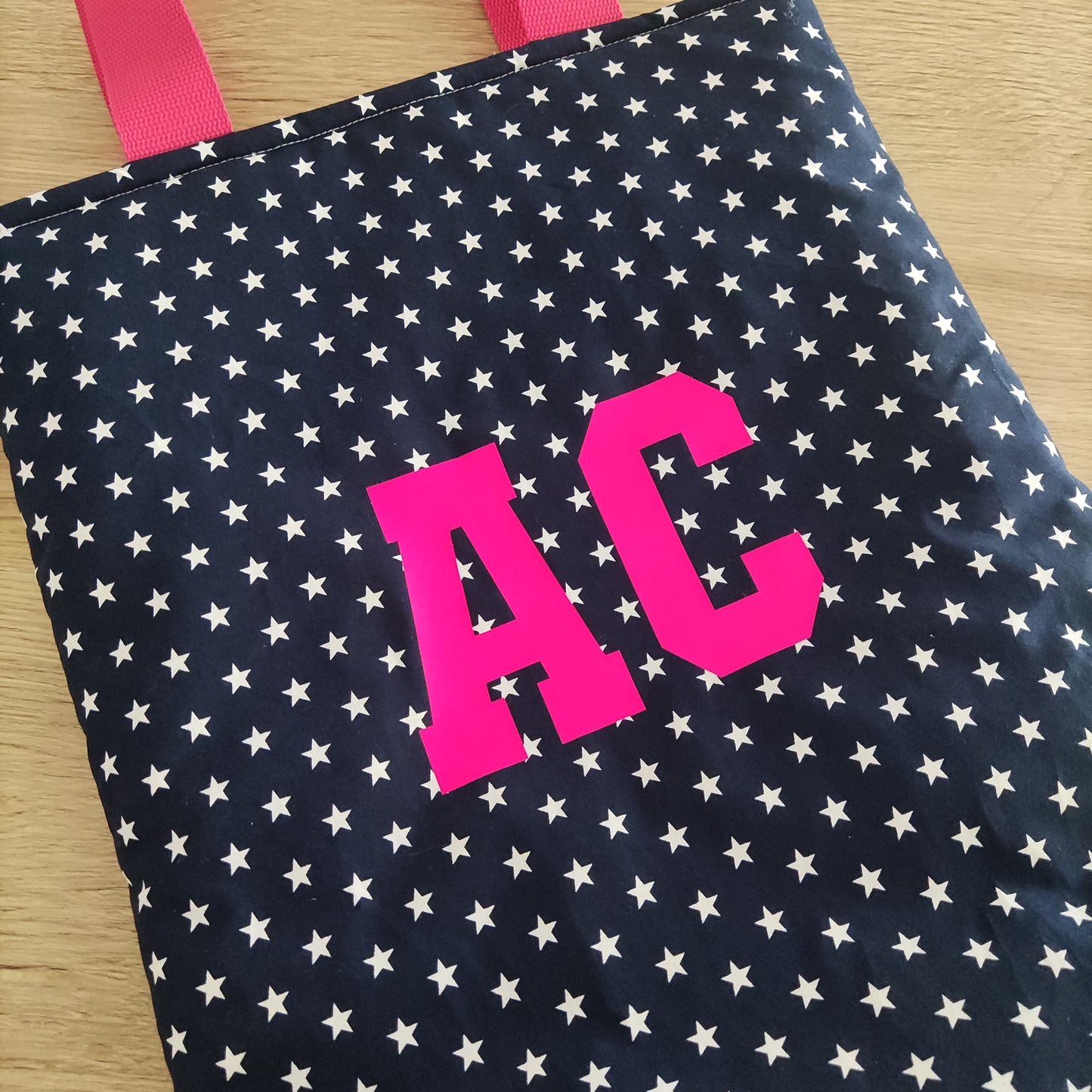 Borsa morbida imbottita fantasia stelle