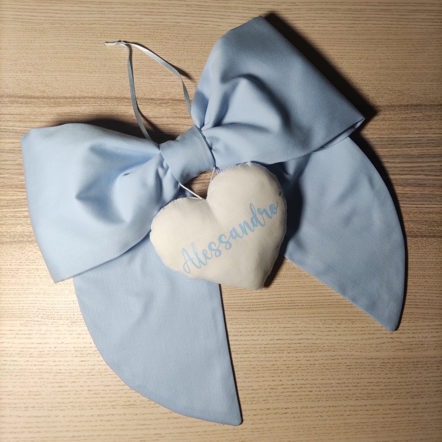 Fiocco nascita essential AZZURRO