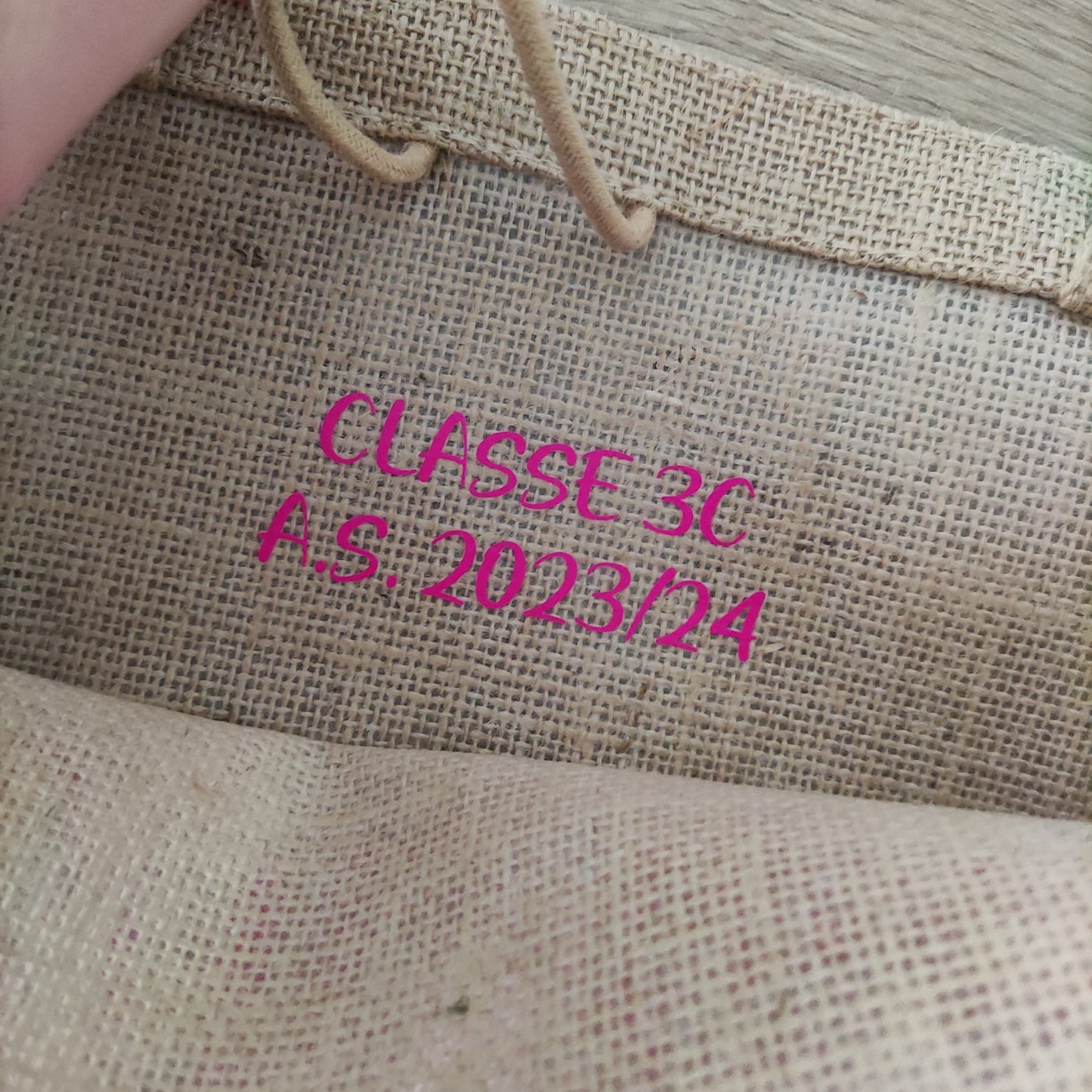 Borsa juta Regalo Maestra