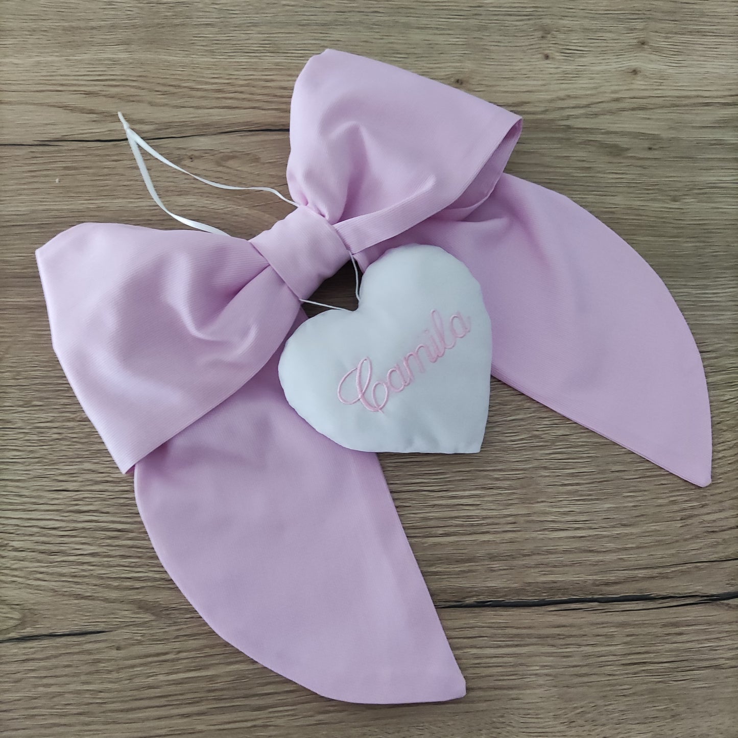 Fiocco nascita essential ROSA CONFETTO