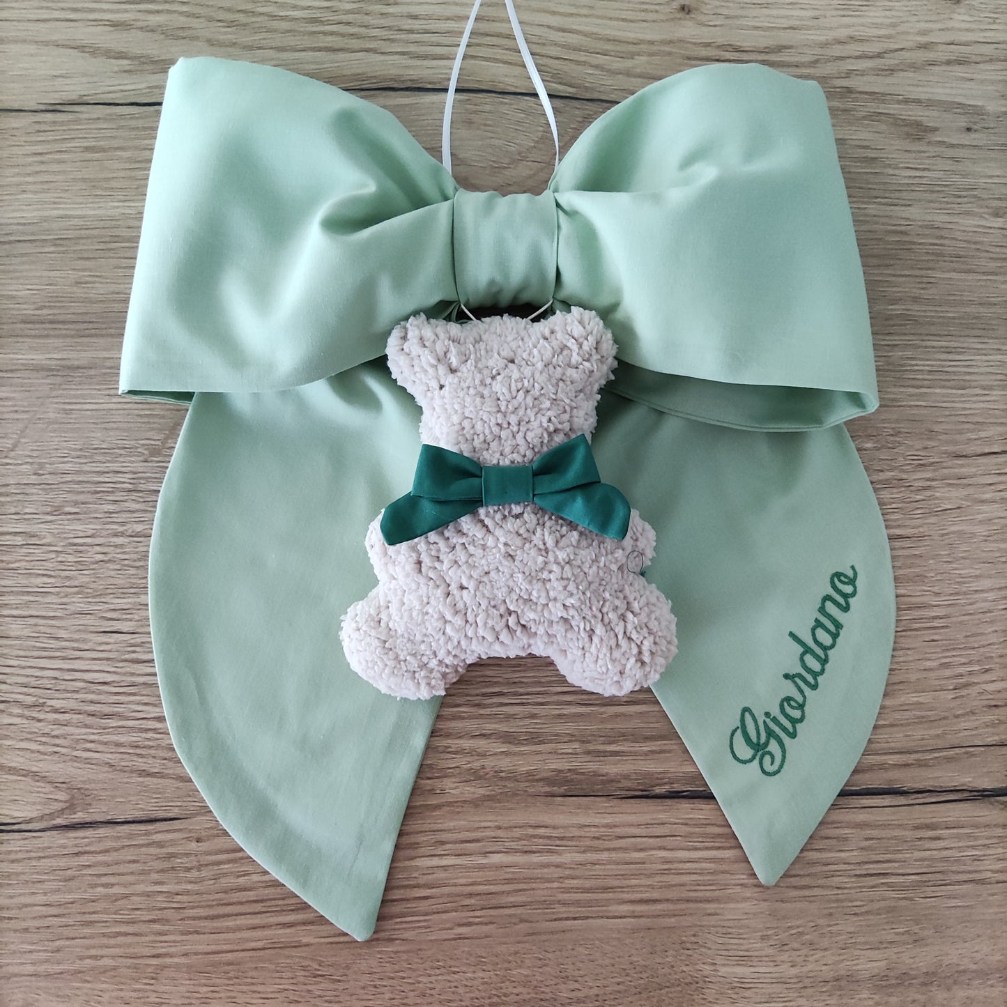 Fiocco nascita Essential con orsetto Teddy - Clinica