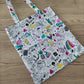Borsa shopper con disegni