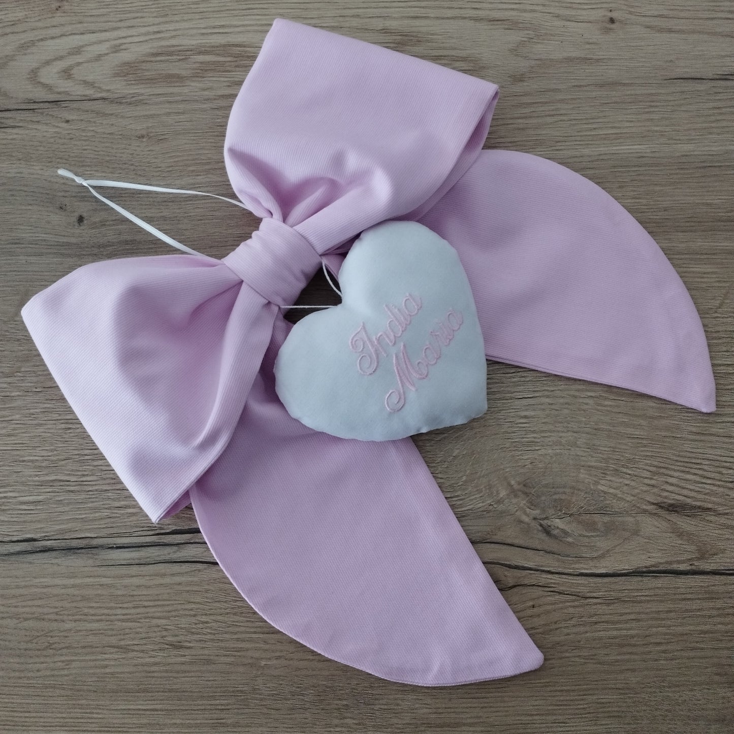 Fiocco nascita essential ROSA CONFETTO