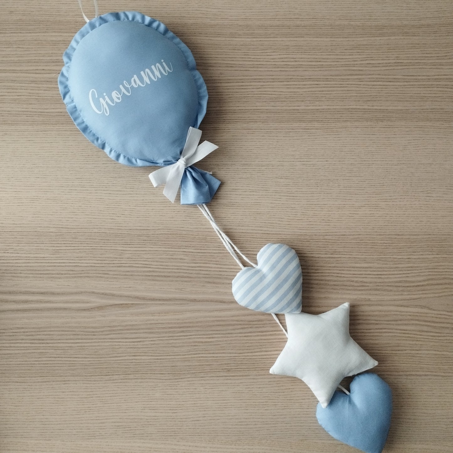 Palloncino nascita con pendagli