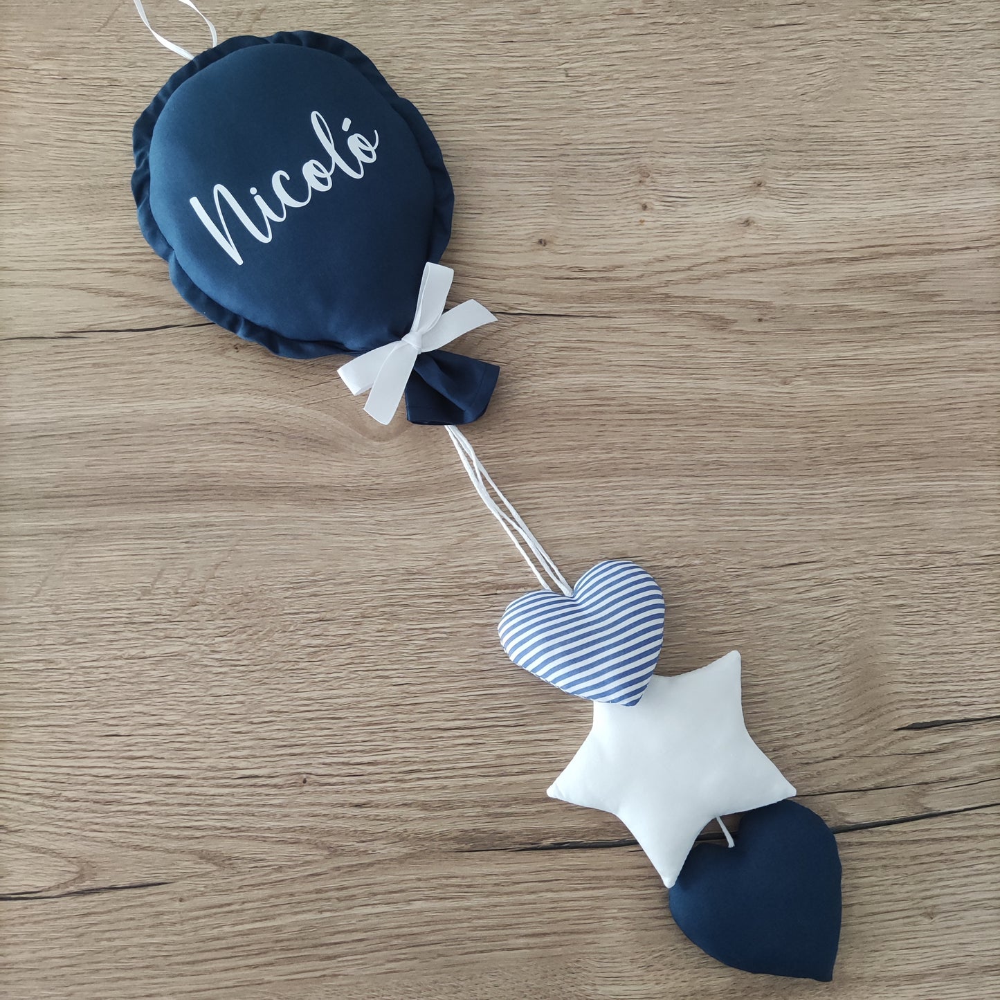 Palloncino nascita con pendagli