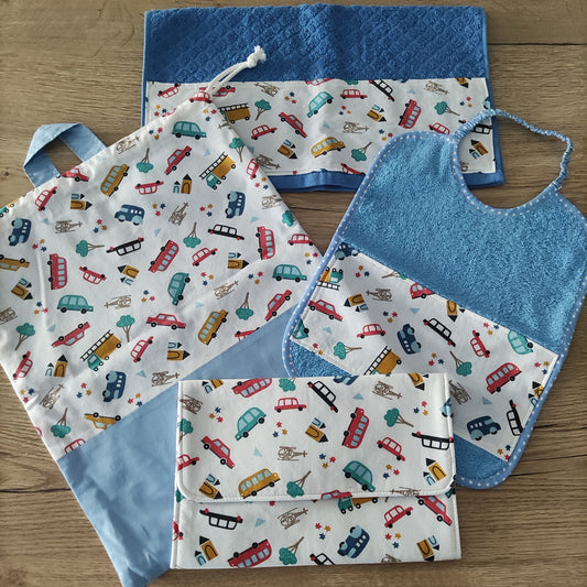 Set asilo mezzi di trasporto - macchinine