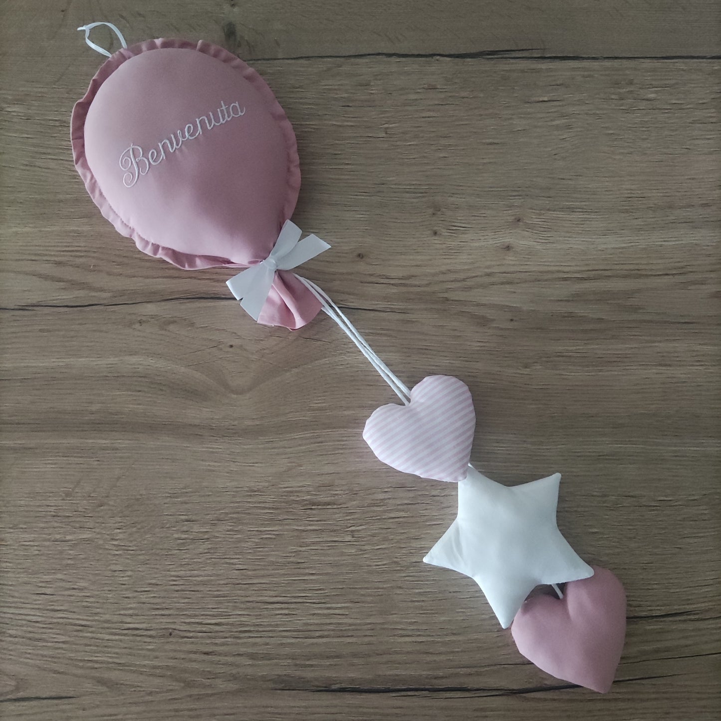 Palloncino nascita con pendagli