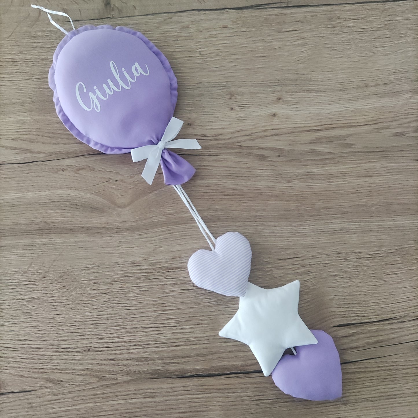 Palloncino nascita con pendagli