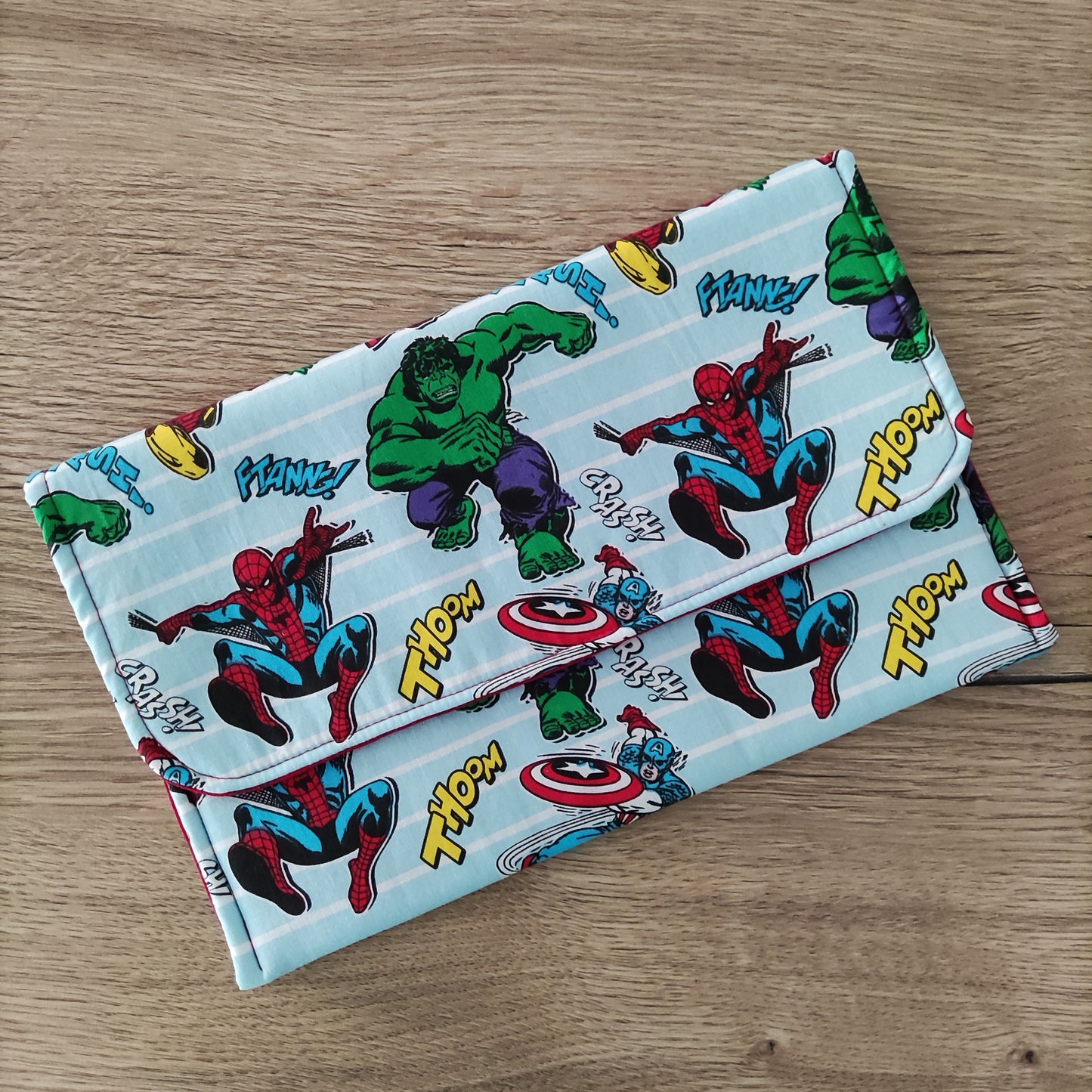 Porta tovagliolo asilo con tovagliolo - Avengers